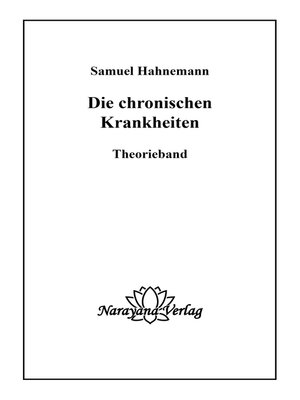 cover image of Die chronischen Krankheiten